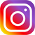 Instagram Icon in yellow, red and purple